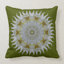 Orchid Sunray Kaleidoscope American MoJo Pillow