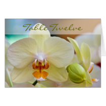 Orchid • Table Card by SabineStGreetings Orchid • Table Card
