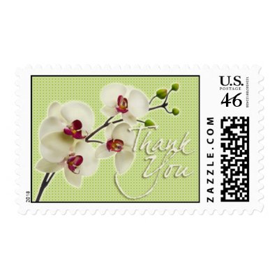 Orchid • Thank You Postage Stamps