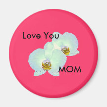Orchid The MUSEUM Zazzle Transp Zur 2000JVN003 Fridge Magnets