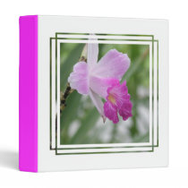 Orchid Types Binder binders