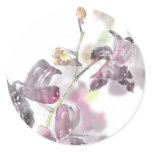 Orchid Wedding Envelope Seal stickers