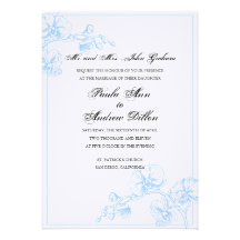 Orchid Wedding Invitation