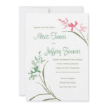 Orchid Wedding Invitation - Clover and Guava