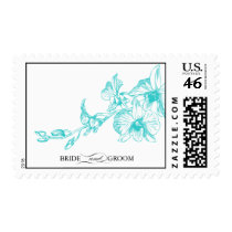 Orchid Wedding Postage