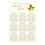 Orchid Wedding Seating Table Planner 1-9 posters