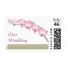 Orchid Wedding Stamps