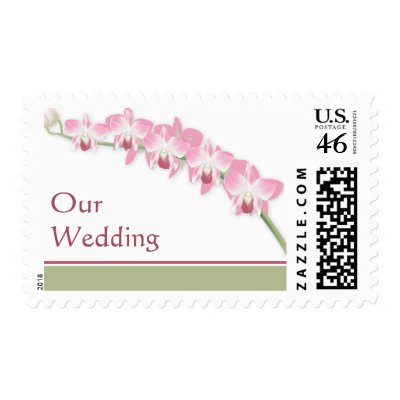 Orchid Wedding Stamps