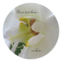 Orchid White Flower Stickers / Wedding Stickers by naturalilly Orchid White Flower Stickers / Wedding Stickers