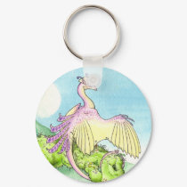 Orchid wyvern keychain by thedancingemu Orchid wyvern keychain