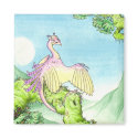 Orchid wyvern magnet