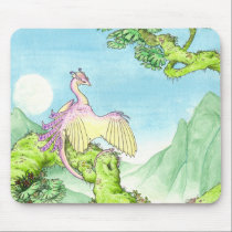 Orchid wyvern mousepad mousepads