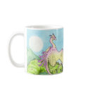Orchid wyvern mug