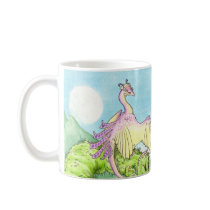 Orchid wyvern mug
