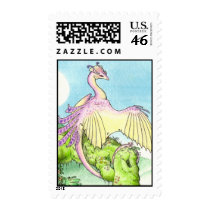 Orchid wyvern postage postage by thedancingemu Orchid wyvern postage postage