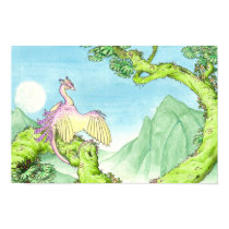 Orchid wyvern poster print by thedancingemu Orchid wyvern poster print