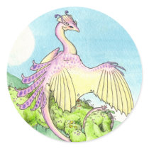 Orchid wyvern sticker by thedancingemu Orchid wyvern sticker