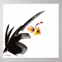 Orchid Yellow Posters