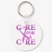 OrchidHeartRibbonCareCureDark keychains by awareness OrchidHeartRibbonCareCureDark keychains