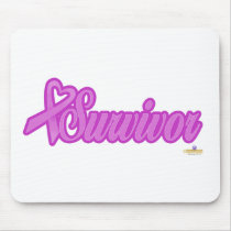 OrchidHeartRibbonSurvivor - Customized mousepads by awareness OrchidHeartRibbonSurvivor - Customized mousepads