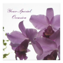 Orchids 2 All-Occasion Invites invitations