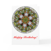 Orchids All Around Birthday Card
