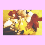 Orchids and more flower bouquet canvas prints