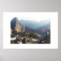 Orchids at Machu Picchu Print