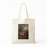 Orchids, flowers and hummingbirds by Martin Heade Tote Bag