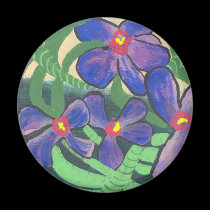 Orchids in Shade Magnet magnets