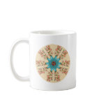 Orchids in Vase Mandala mugs