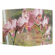 Orchids Photo Album binders by takenotestationary Orchids Photo Album binders