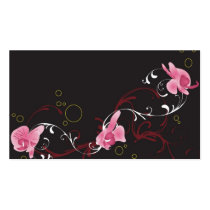 Orchids Profile Card business cards by coconutpie Orchids Profile Card business cards