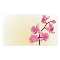 Orchids Profile Card business cards