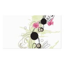 Orchids Profile Card business cards by coconutpie Orchids Profile Card business cards