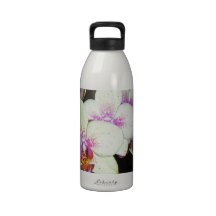 orchids reusable water bottles
