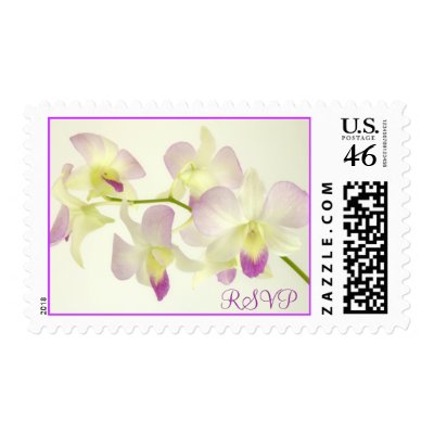Orchids, RSVP Stamps