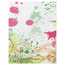 orchids splatter flyer