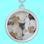 Orchids Sterling Silver Necklace necklaces
