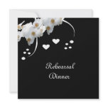 Orchids &amp; Swirls Rehearsal Dinner Invitation