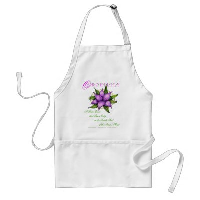 ORCHILILY APRON by gardensofeve