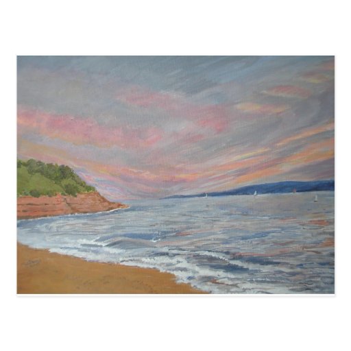 Point Exmouth Devon UK Postcard Zazzle