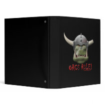 Orcs Rule! Vinyl Binder
