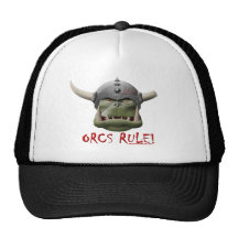 Orcs Rule! Mesh Hat