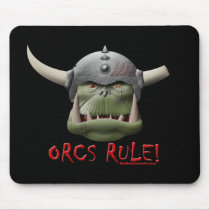 Orcs Rule! mousepads