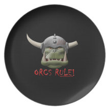 Orcs Rule! Dinner Plates