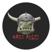 Orcs Rule! stickers