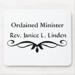 ORDAINED MINISTER GIFTS MOUSE PAD