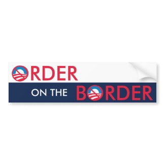 Order on the Border bumpersticker