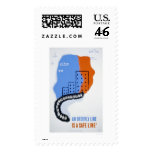 Orderly Line Civil Defense 1941 WPA Stamp